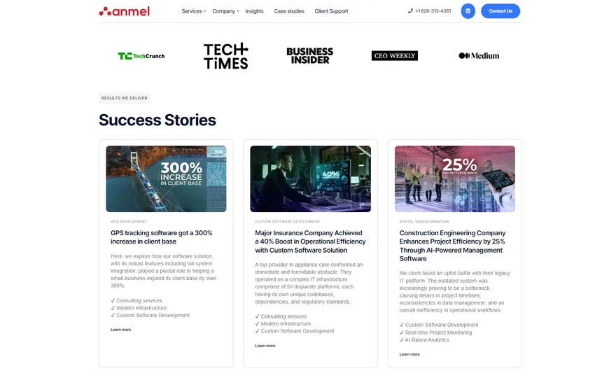 Anmel case study platform